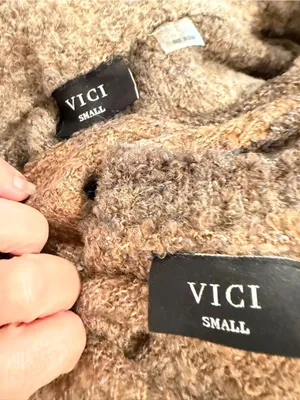 Vici 2-piece Sweater Set Skirt Sz S Brown Ombre Fall Outfit thumbnail 11