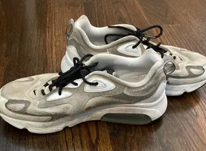 Nike air 200 in white and black laces thumbnail 1