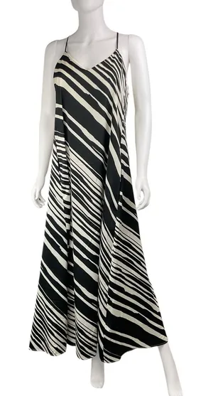 Nicole Miller Palma‎ Satin Maxi Dress Women's thumbnail 1