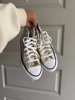 Brand New Gold High Top Converse thumbnail 3