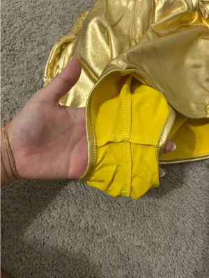 Gold Amazon Shorts Metallic thumbnail 3