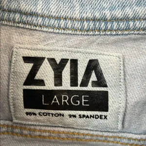 Zyia Crossroads Denim jacket‎ Light Wash size Large thumbnail 5