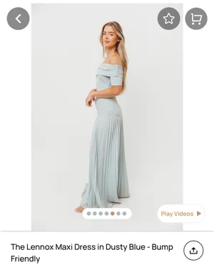 Worth Collective Dress Blue Size M thumbnail 3