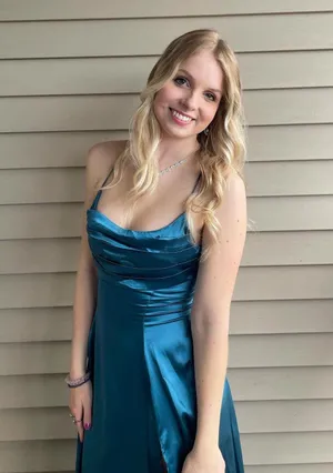 Lucy in the Sky Teal Maxi Dress thumbnail 3