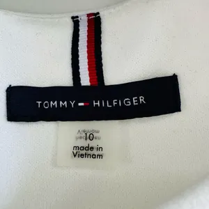 Tommy Hilfiger Black, White, and Tan Mini Dress thumbnail 6
