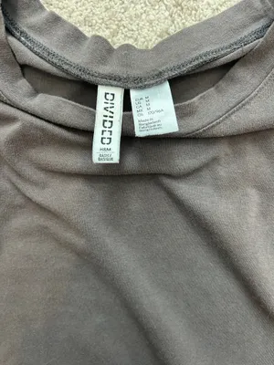 H&M Plain Top Grey thumbnail 3