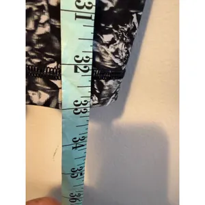 Lululemon Wunder Under High Rise Leggings‎ Black White Abstract Print Size 10 thumbnail 6
