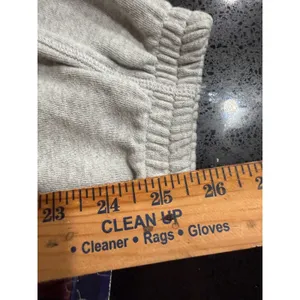 Aerie Womens Gray Heathered Fleece Zip Front‎ High Rise Jogger Sweatpants Size L thumbnail 4