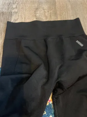 Gymshark black biker shorts size L thumbnail 7
