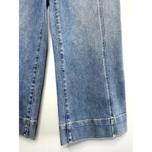 White House‎ Black Market Extra High Rise Wide Leg Crop Jeans Size 10 Bare Back thumbnail 7
