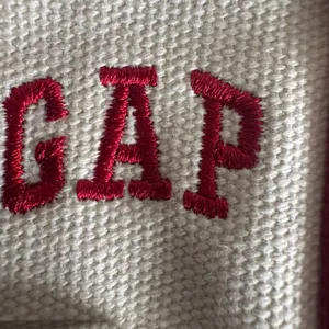 GAP Logo TOTE Bag Charm Red & White NEW thumbnail 5