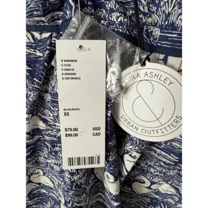Urban Outfitters x Laura Ashley Bella Tiered Dress Swan Coquette Boho Womens Xs thumbnail 7