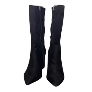 Eloquii Wide Faux Suede Klaire Scrunch Boots thumbnail 2