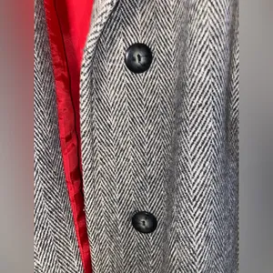 Vintage Union Made Abbmoore Wool Blend Grey Herringbone Coat/Jacket Made in USA thumbnail 11