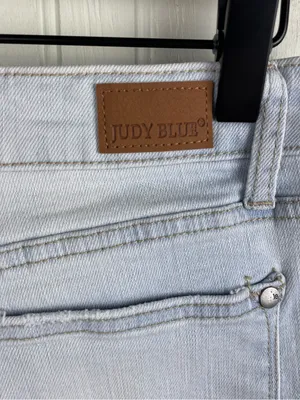 Judy Blue Katie Skinny Fit Capri Jeans Size 7/28 Vintage Wash Light Blue Denim thumbnail 13