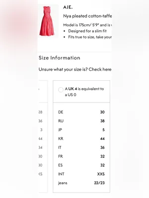 AJE Nya pleated cotton-taffeta midi dress Bubblegum UK 4 Original Price $595 thumbnail 8