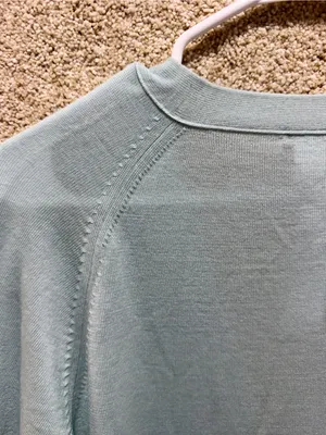 NWT 100% merino wool cardigan XL pockets lightweight soft girl 2012 deadstock thumbnail 4