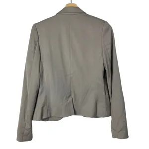 H&M Divided Taupe Gray Two Button Office‎ Blazer 8 thumbnail 2