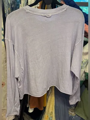 NWOT Free People FP Movement Inspire Layer - violet frost purple - XS thumbnail 9