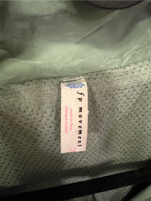 NWOT Free People FP Movement She Fly Jacket - green combo - Small thumbnail 12