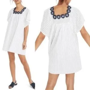 Madewell Striped Tunic Dress thumbnail 2