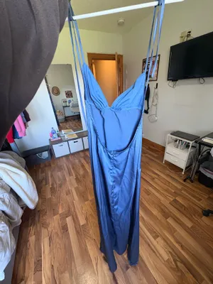 Lucy in the Sky Dress Long Blue thumbnail 4