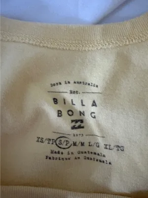 Butter yellow Billabong tank top thumbnail 2