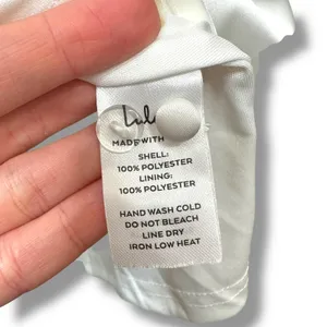 NEW Lulus Lux Bridal Eternally Loved Cutout Satin Off-the-Shoulder Wedding Dress thumbnail 11
