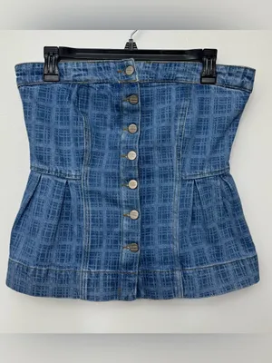 NWT Damson Madder Eloise Bandeau Top | Strapless Fashion Top | Trendy Top thumbnail 2
