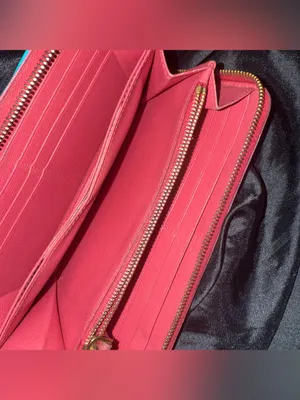 PRADA REWORK: Turquoise Saffiano Leather Bow Clutch with Gold Logo thumbnail 4