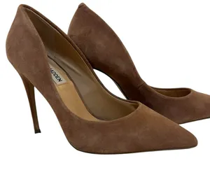 Steve Madden Daisie Beige pinkish Suede Stiletto Heels size 6 thumbnail 1
