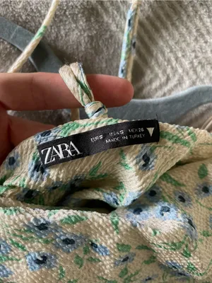 Zara Bohemian Daisy Floral Flowy Tunic Cami Tops Small thumbnail 4