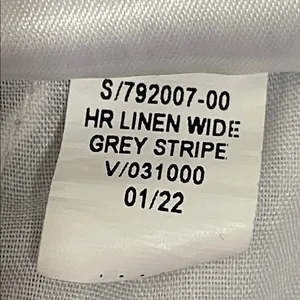 Old Navy High Rise Grey Striped Linen Wide Leg Pants thumbnail 6