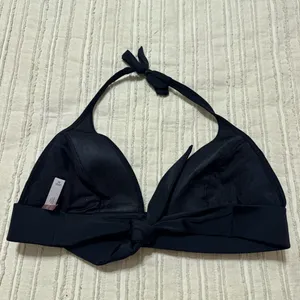 90s Victoria’s Secret Black Halter Bikini Top thumbnail 2