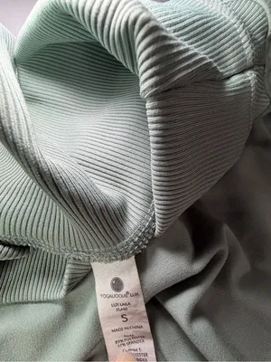 Yogalicious Wide-Leg Pull-On Pants in Sage thumbnail 2
