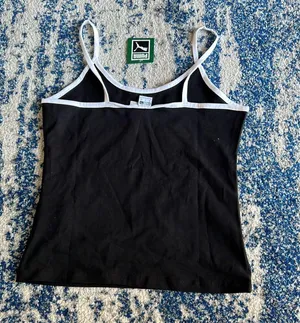 Puma Classics Logo Tank in  Black Medium thumbnail 7