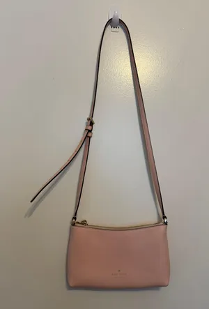 Kate Spade Sadie Crossbody Saffiano Leather Chalk Pink thumbnail 2