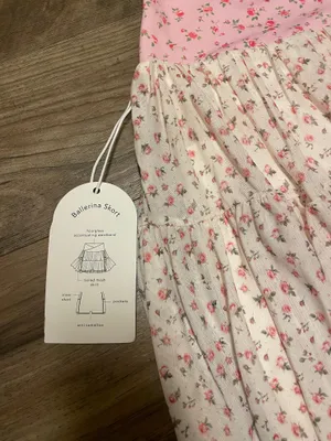 NWT! Popflex Target X Blogilates Women's Ballerina Skort Skirt Pink Size Medium thumbnail 7