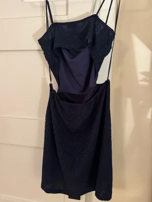 Windsor Navy Blue Dress Sparkly thumbnail 4