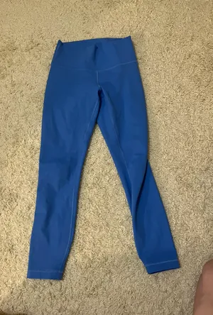 Lululemon Wunder Under 25” Blue Nile Size 6 thumbnail 3