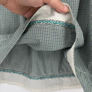 American Eagle Y2K Gingham Skirt Sz 14 Cottagecore Boho Academia Drop Waist thumbnail 5
