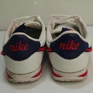white and blue Nike Cortez sneakers sz 6.5 Y thumbnail 4