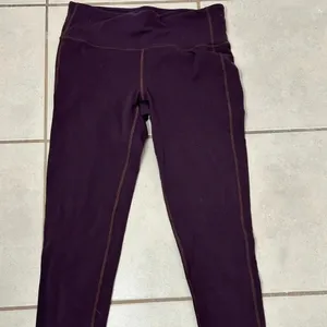 Athleta Purple‎ Women’s Athletic Yoga Running Full length Leggings Size M thumbnail 2