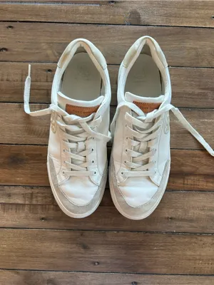 Tory Burch Bari Nappa Colorblock White Sneakers 9.5 thumbnail 5