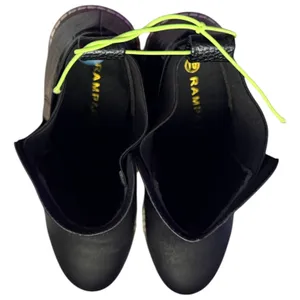 Rampage Sacha Black Ankle Wedge Boots Size 10 thumbnail 4