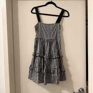 Nwt- Zara Gingham Baby Doll Dress thumbnail 10