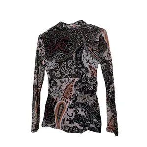 Vintage INC International Concepts Y2K Long Sleeve‎ Paisley Top Size S thumbnail 7