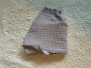 Urban Outfitters Light Purple Knit Cropped Polo thumbnail 5