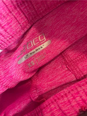 Black Athletic Shorts with Hot Pink Waistband Size XS thumbnail 2