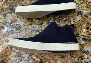 Rothy’s Navy Lattice Stitch Chelsea Boot Women's Size 8.5 thumbnail 4